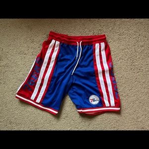 Brand new Sixers basketball shorts